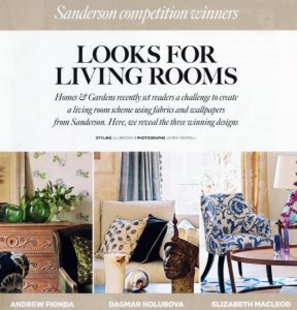 Homes & Gardens competition in association with Sanderson. | Homes & Gardens 005 | Interior Designers